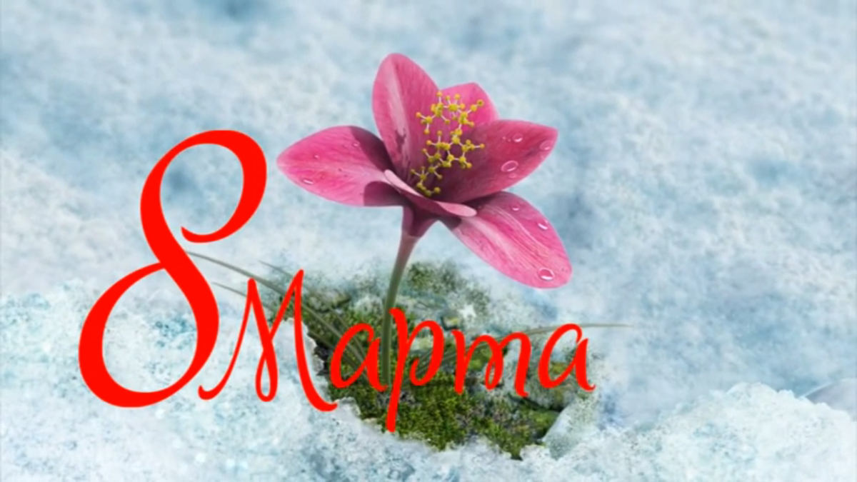 Поздравление с 8 марта