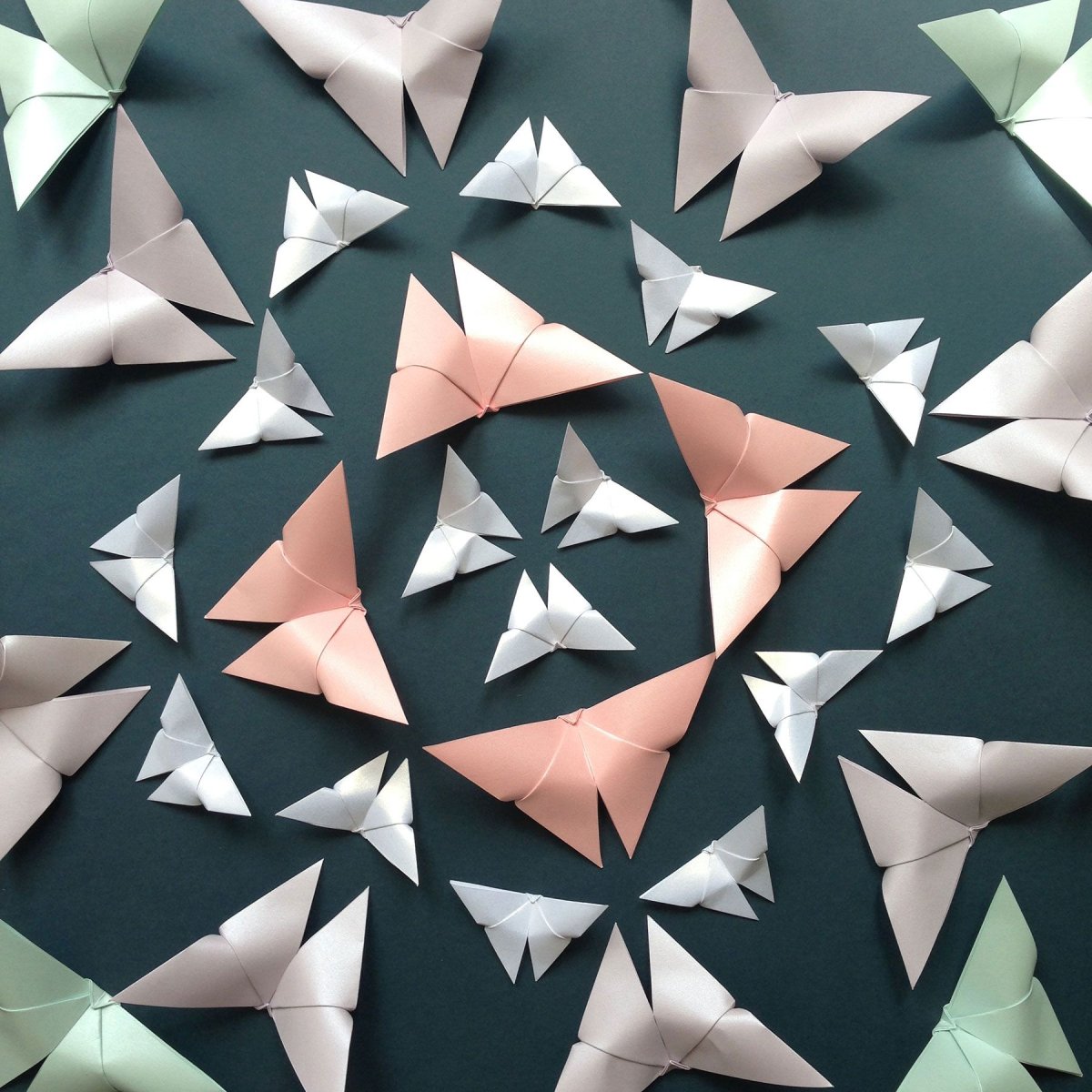 Оригами дроби в школе