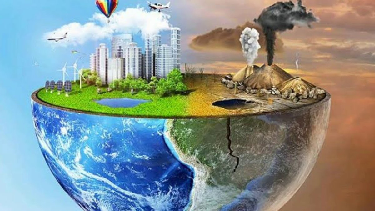 Земля Техносфера Биосфера