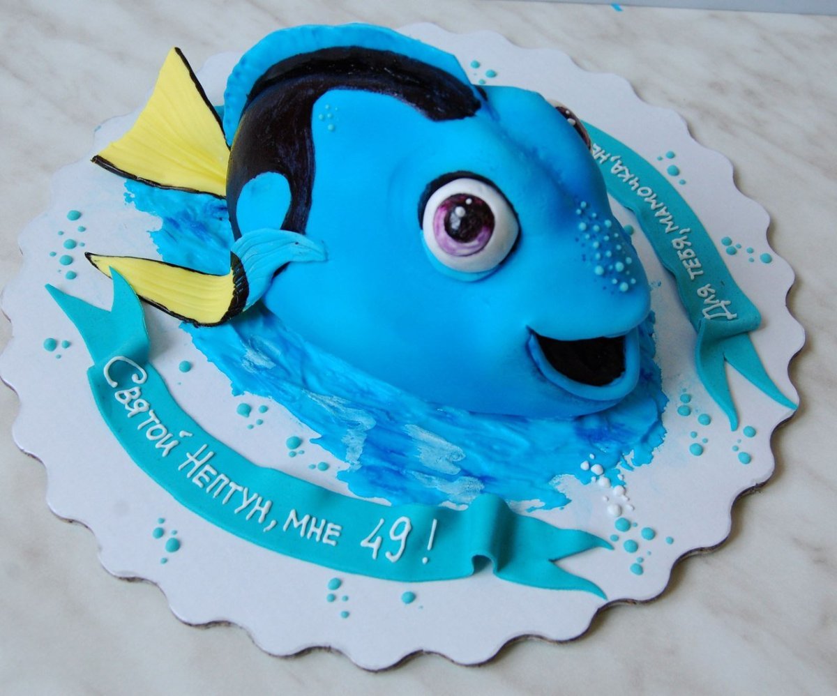 Торт для рыбака