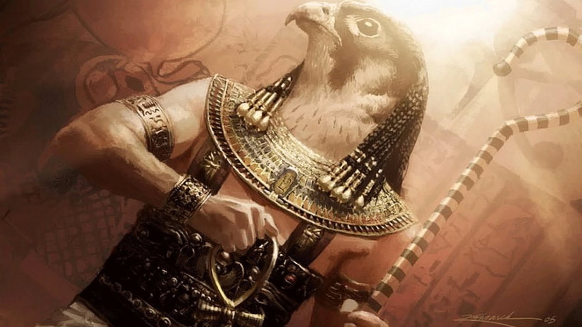 Сокол Египет Бог ра