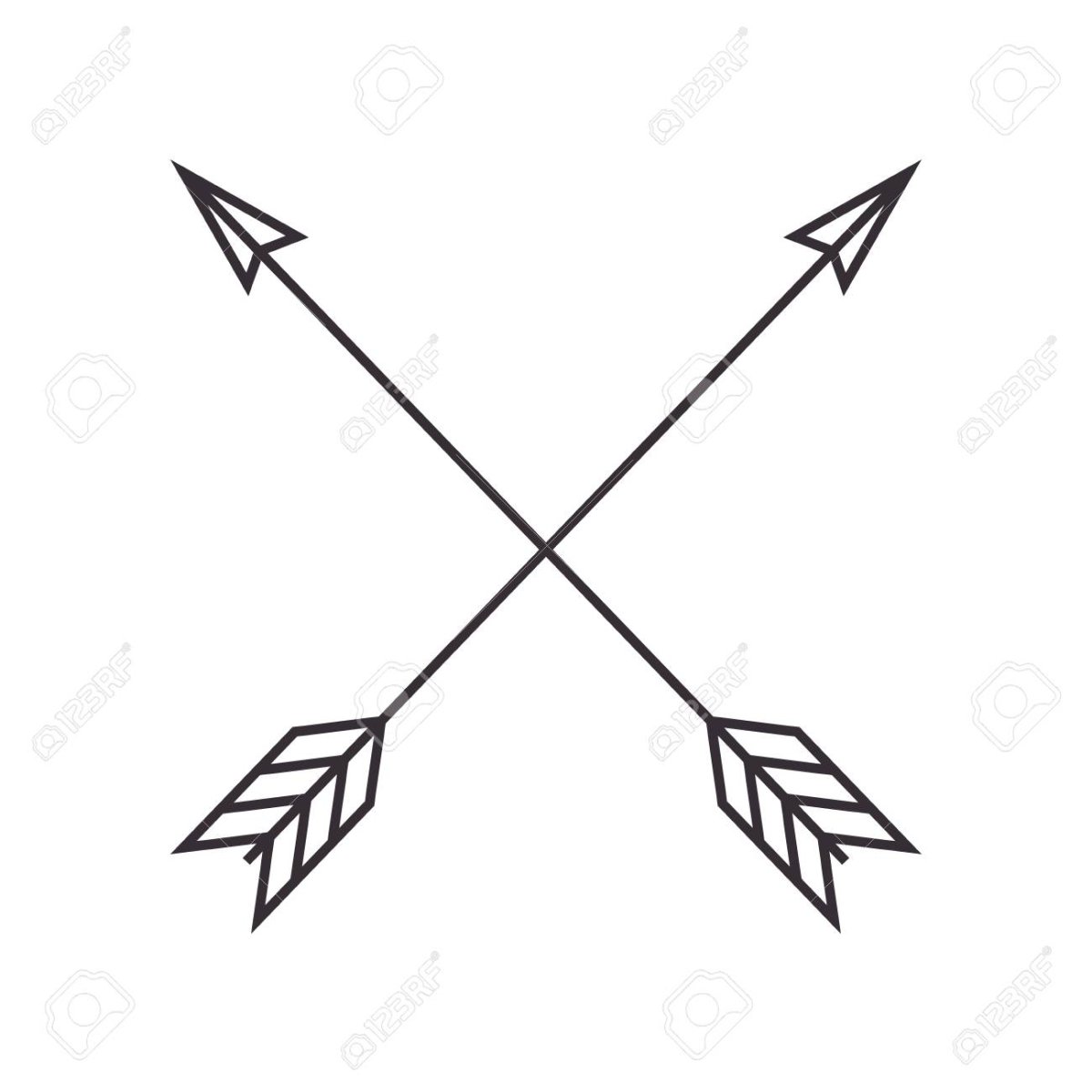 Две перекрещенные стрелы