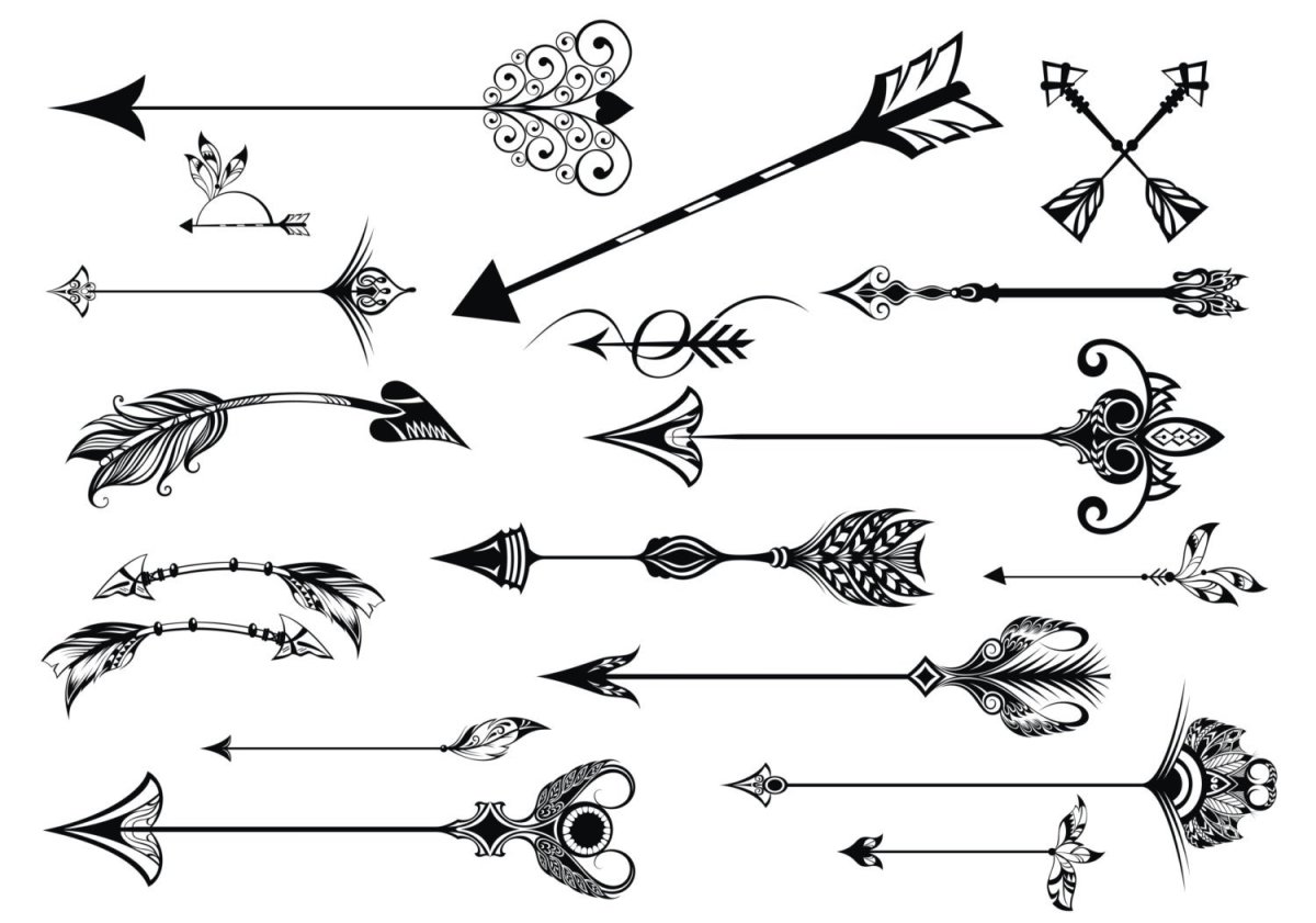 Узор стрела