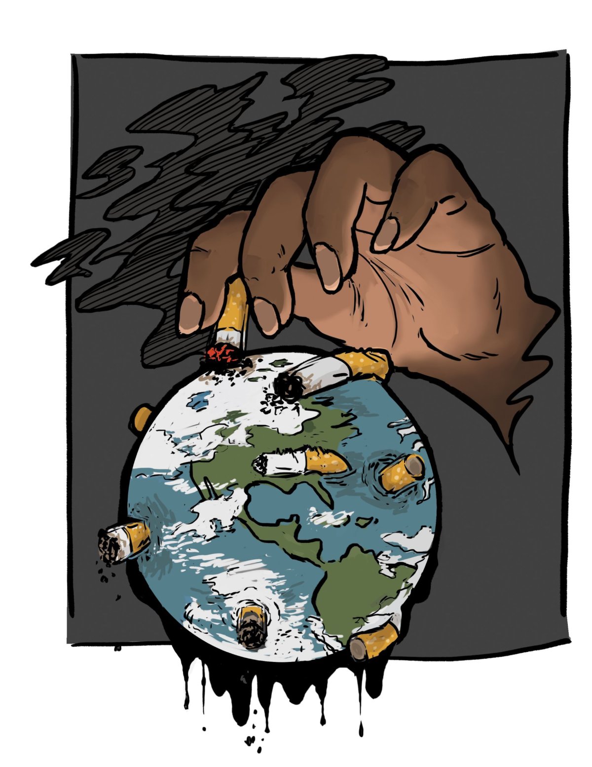 Плакат Планета заболела