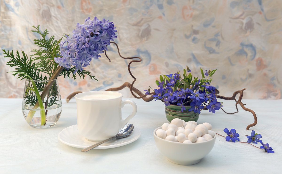 Гиацинты в интерьере