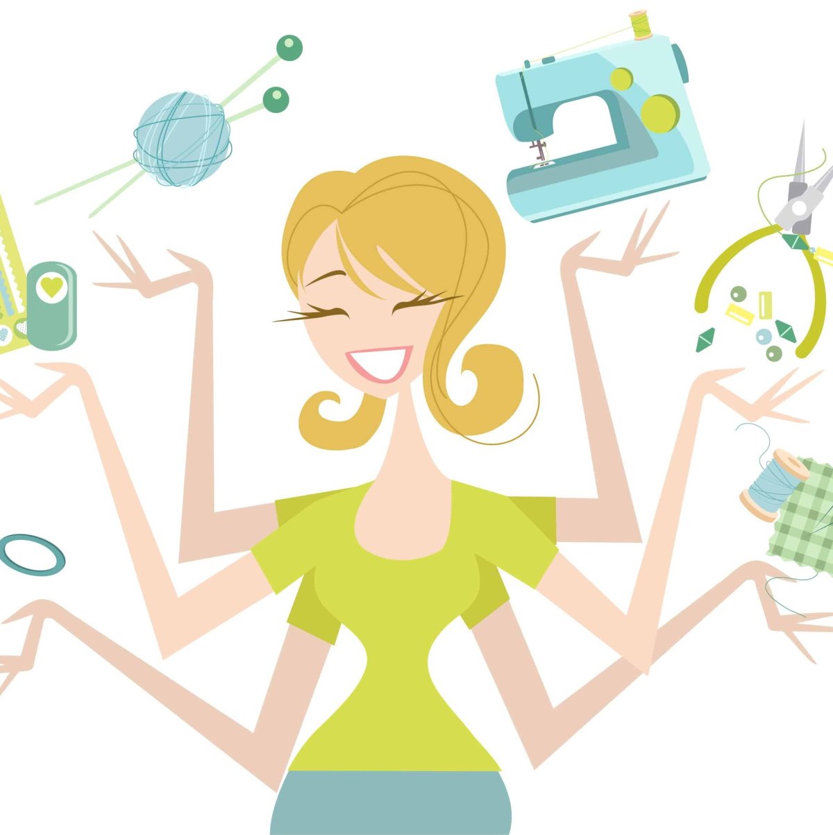 Мама рукодельница