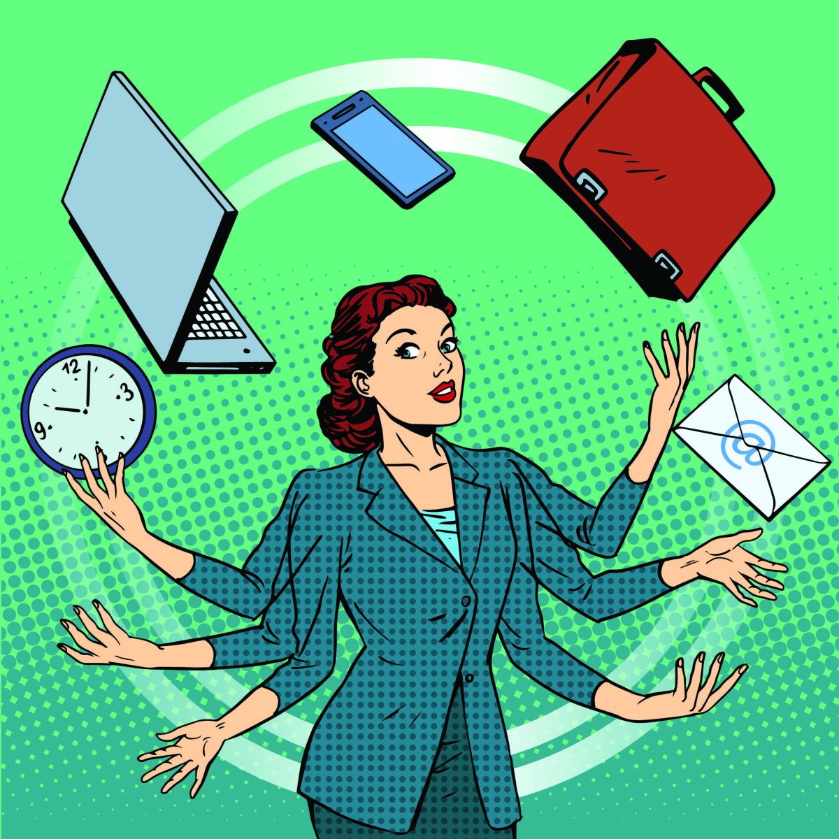 Повар много рук