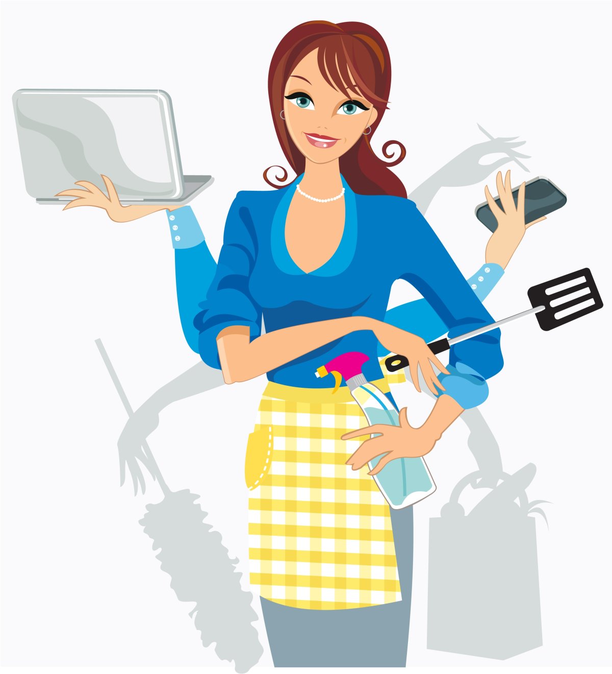 Занятая женщина