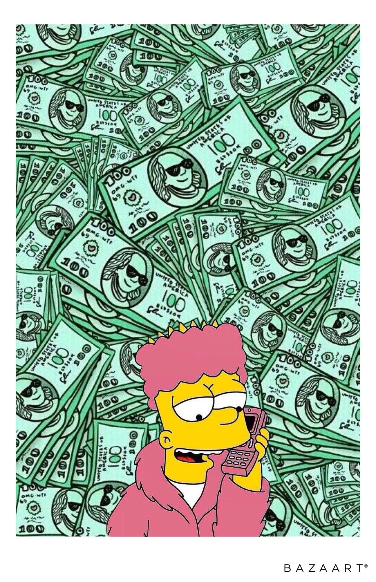 Барт симпсон money