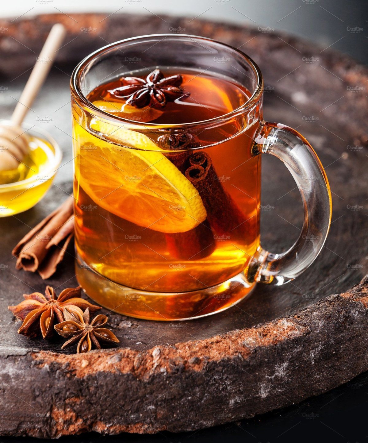 Чай с бадьяном и корицей