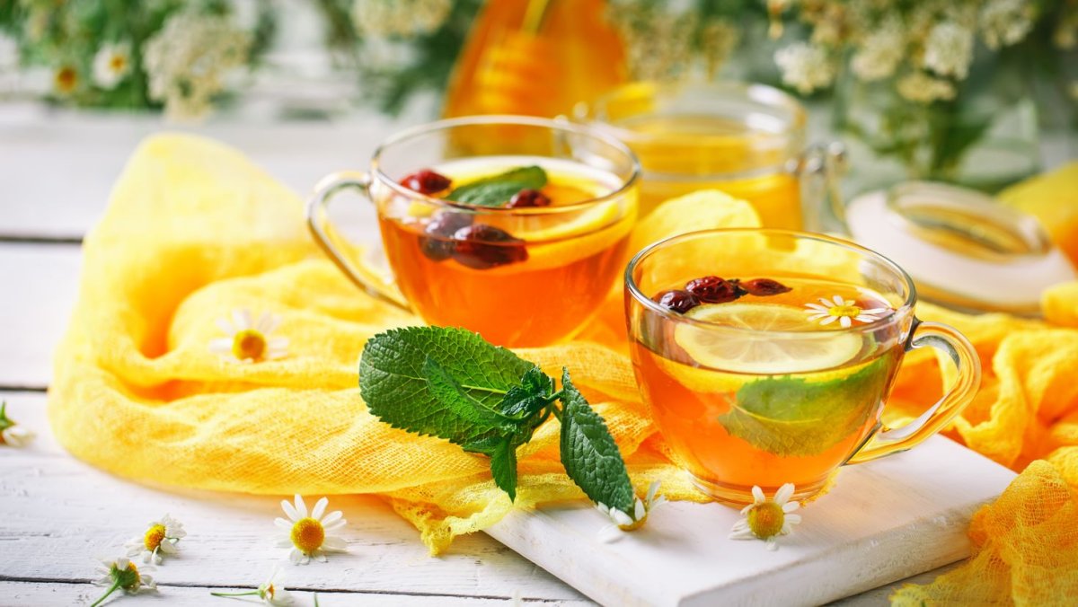 Чай с лимоном