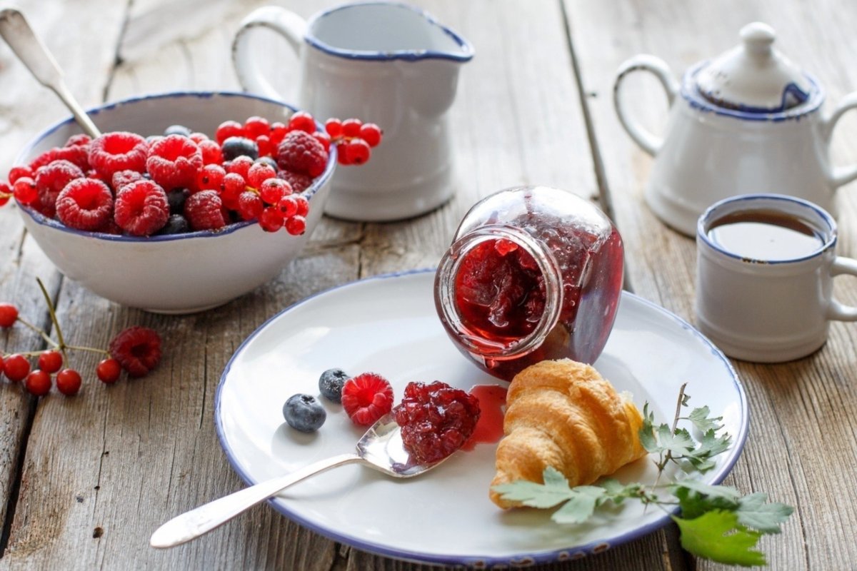 Завтрак с ягодами
