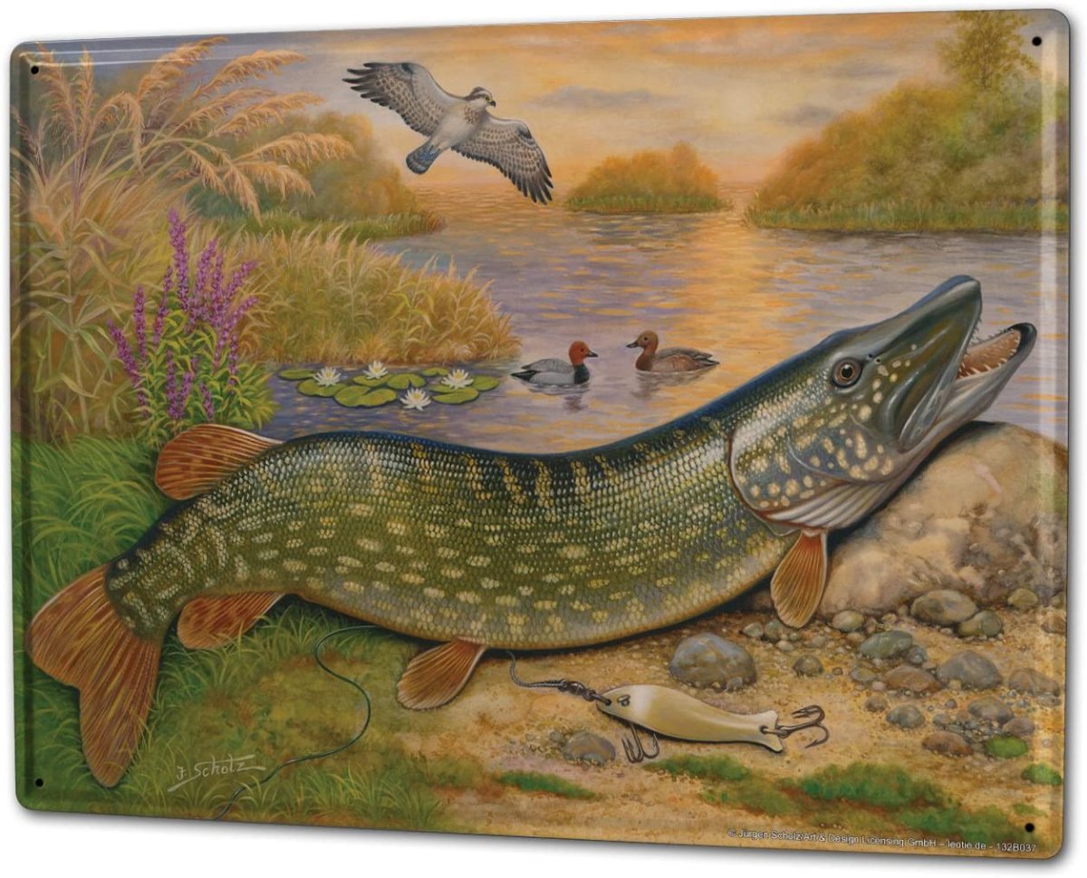 Щука картины художников