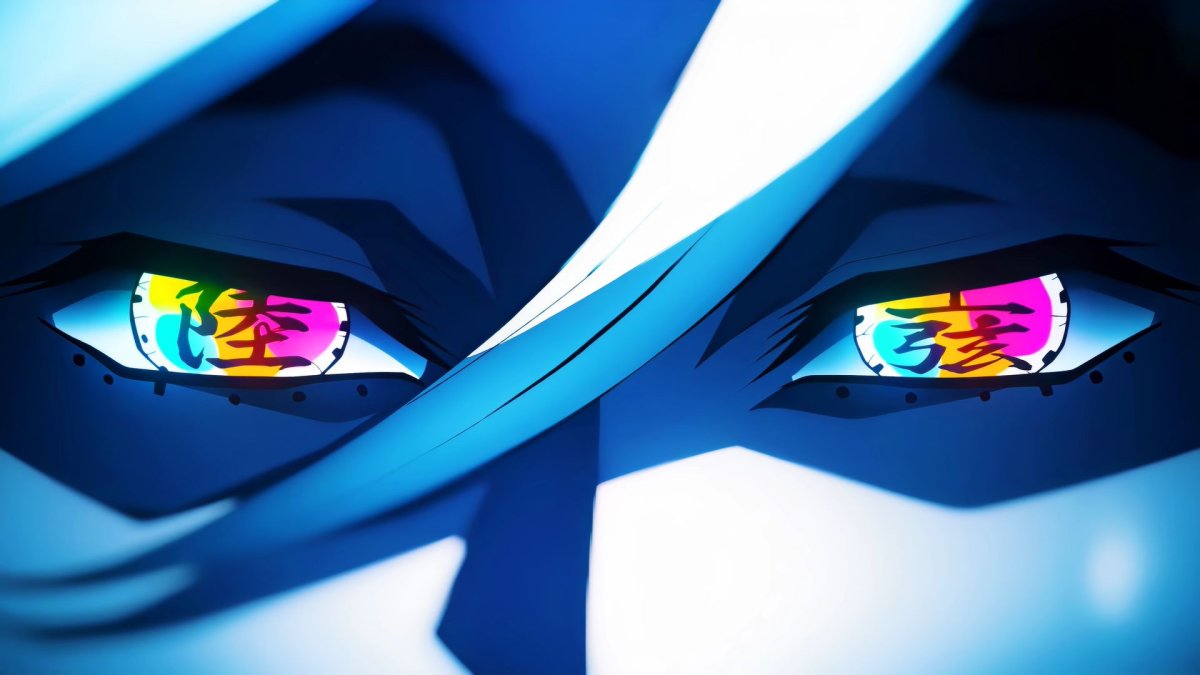 Глаза аниме клинок рассекающий демонов