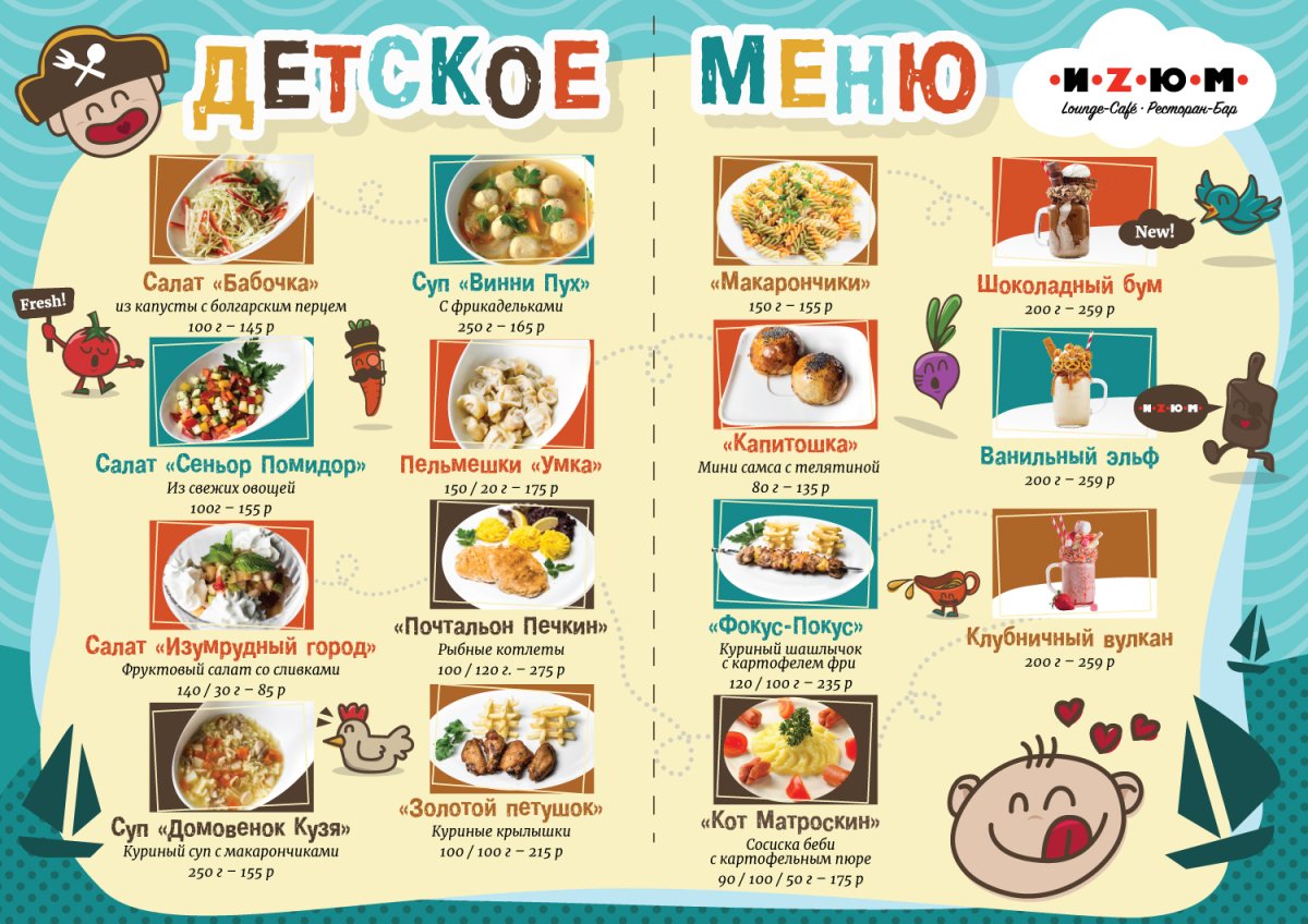 Здание векторные ресторан для детей