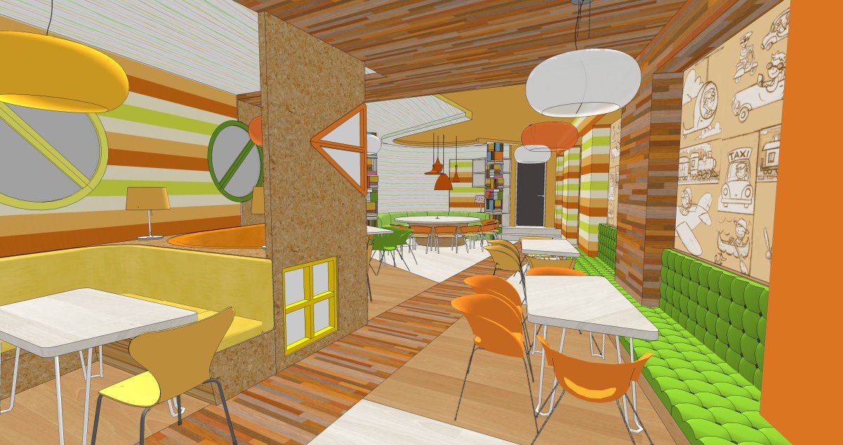 Эскиз детского кафе