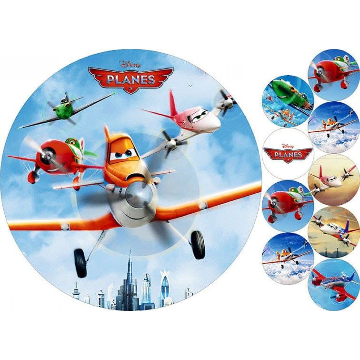 Самолет на вафельной бумаге