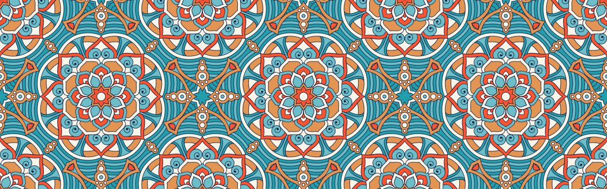 Национальный орнамент Таджикистана Чайхана