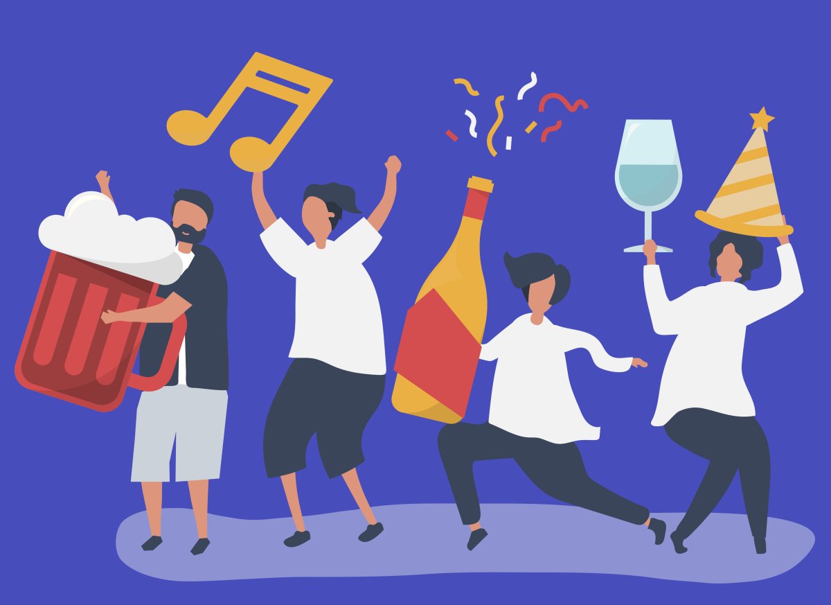 Вечеринка иллюстрация