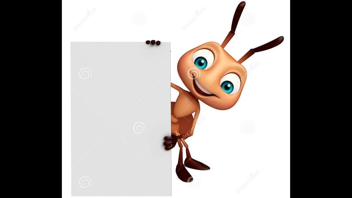 Муравьишка с лупой