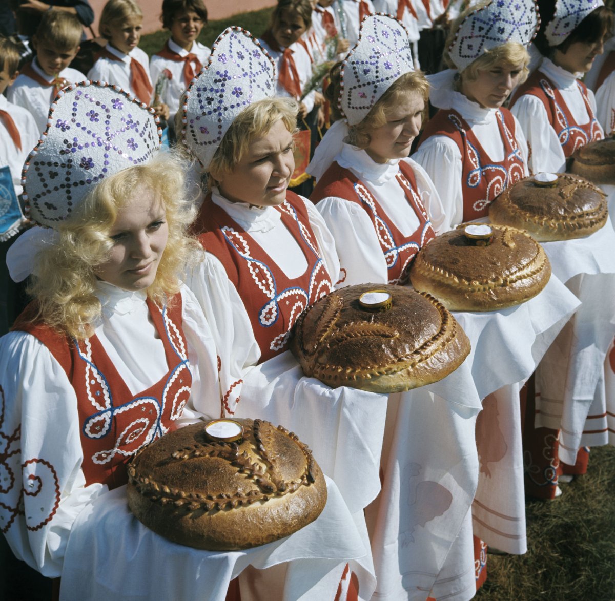 Открытка в русском народном стиле