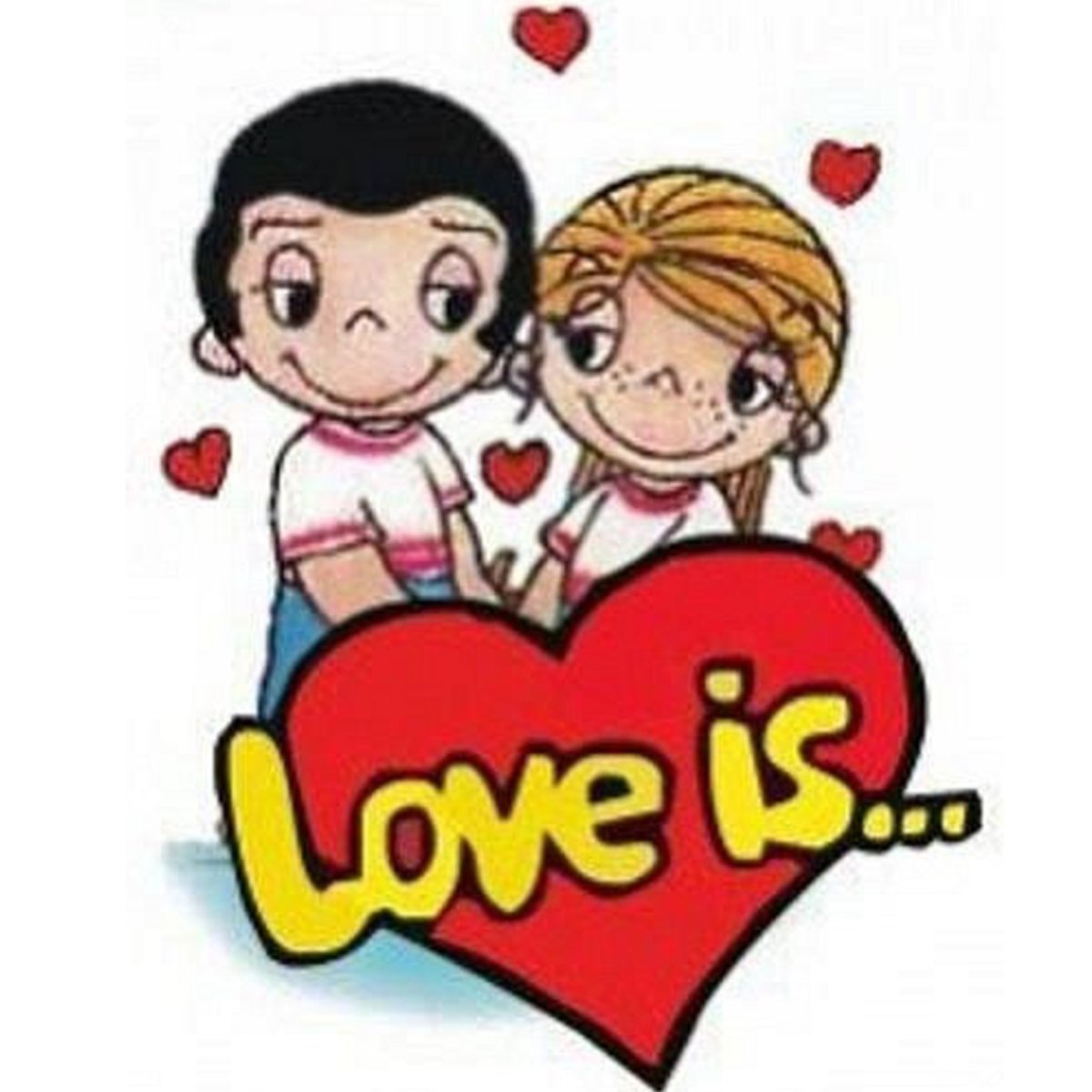 Love is на прозрачном фоне