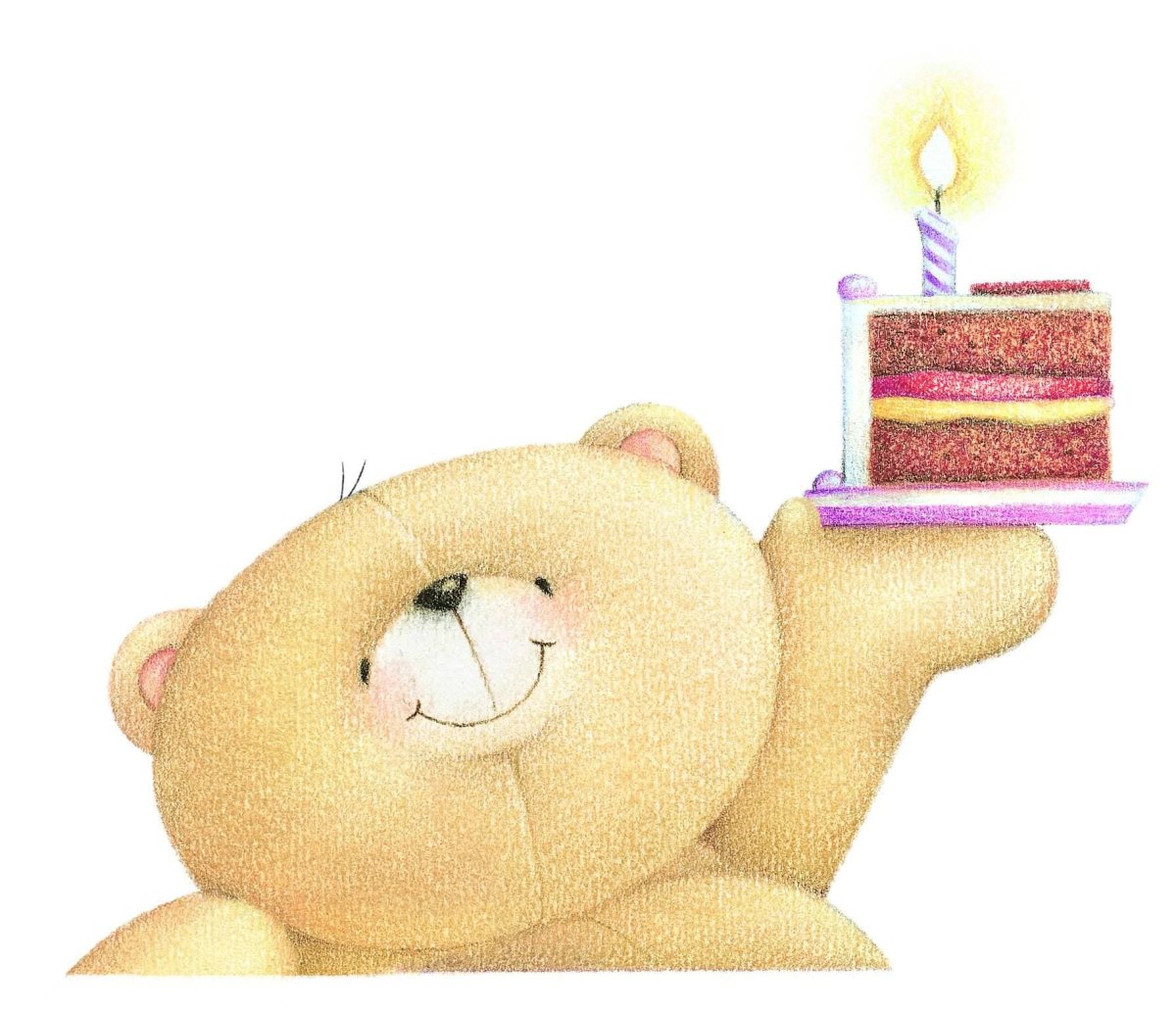 Открытки мишка Тедди с днем рождения