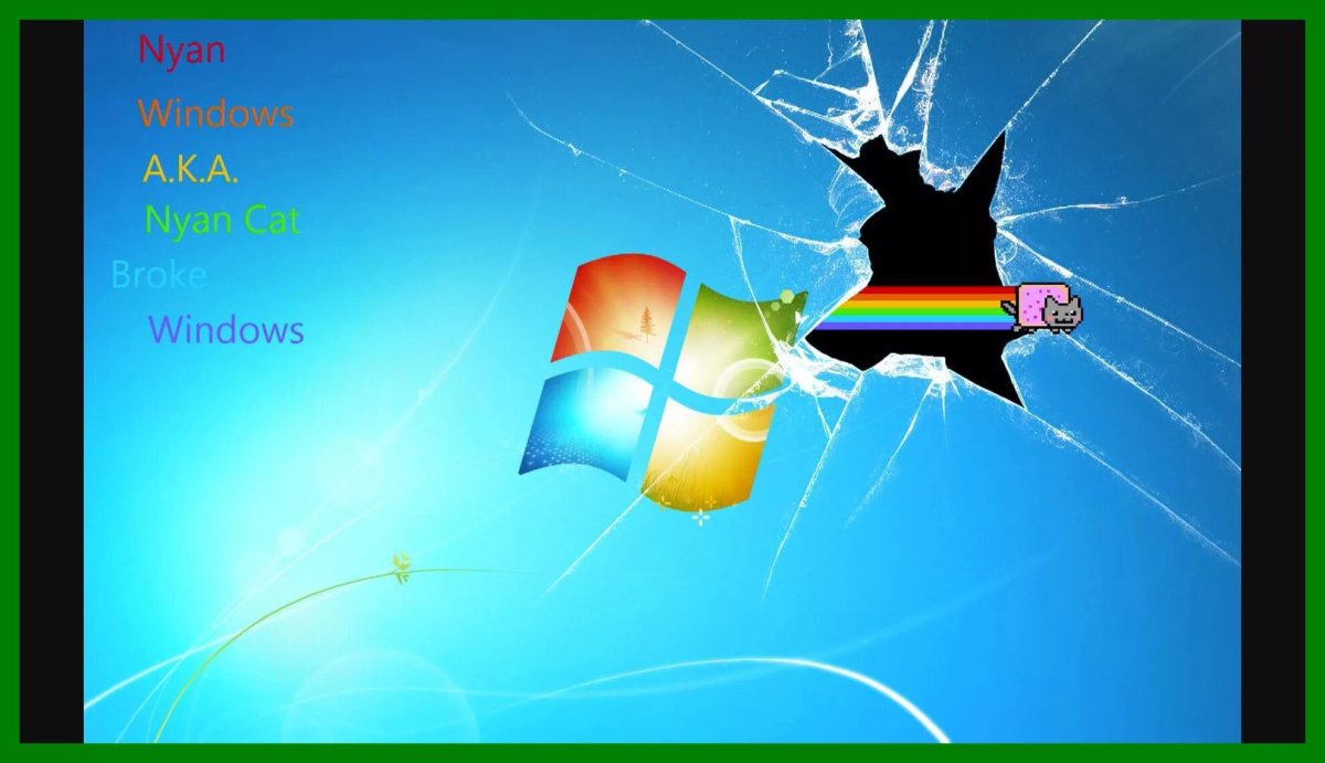 Разбитый экран Windows