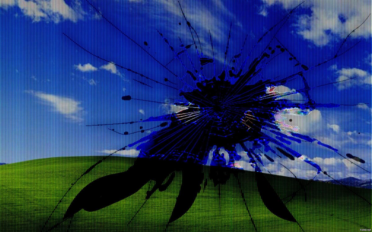 Эффект разбитого экрана