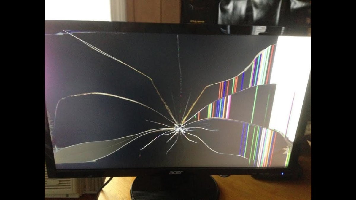 Сломанный монитор