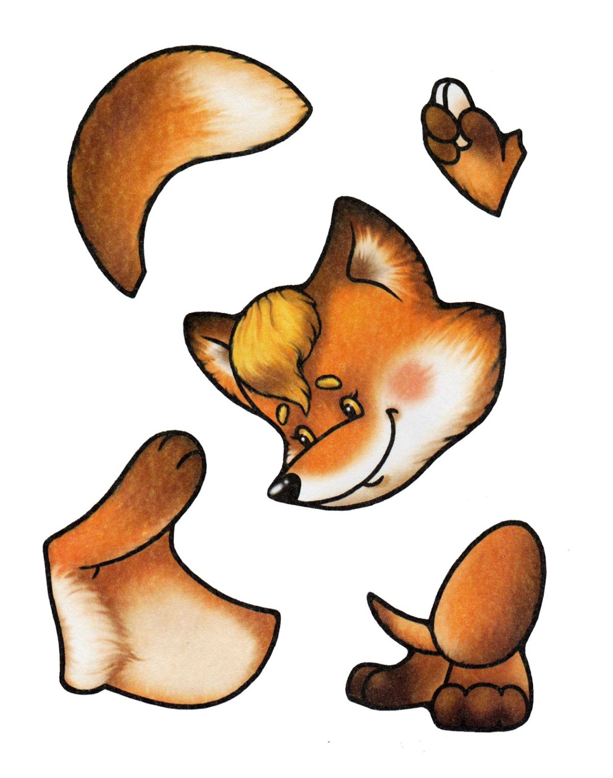 Дидактическая игра чей хвост