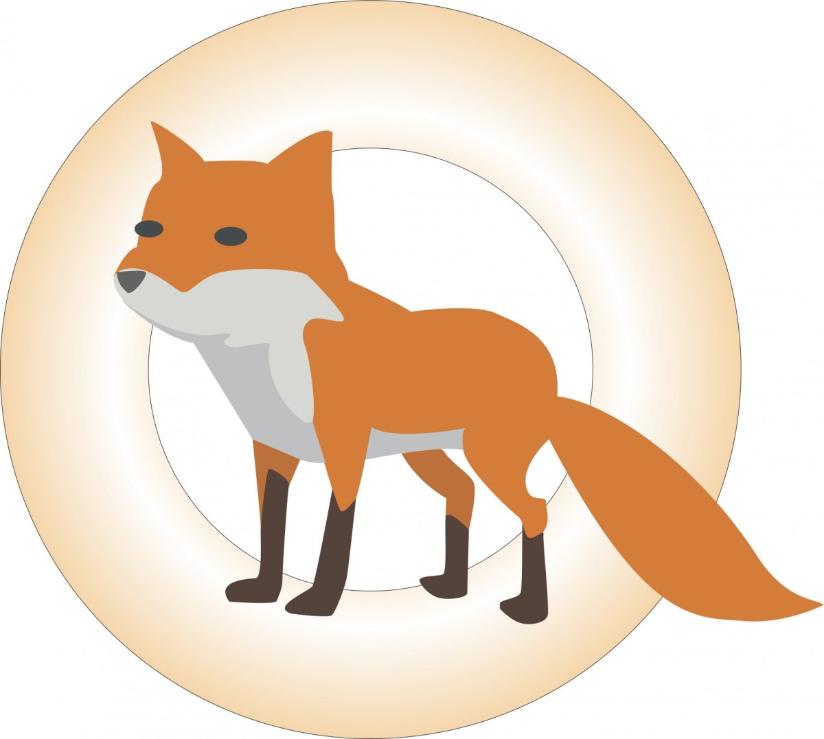 Стилизация лисы