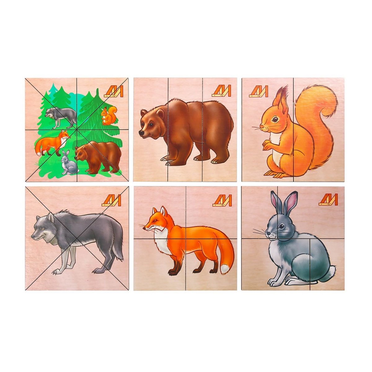 Пазлы игры для малышей осень для детей