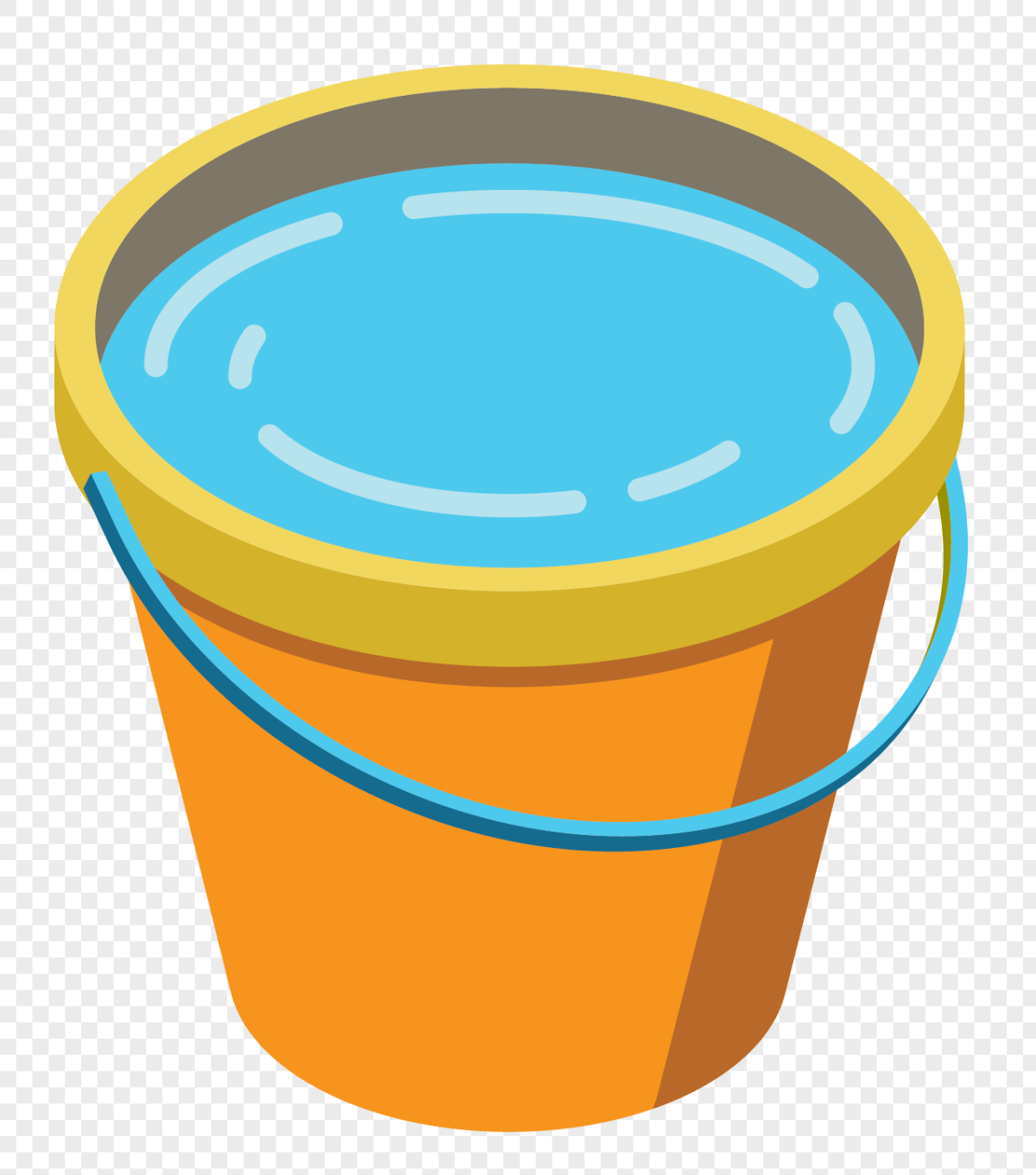 Ведро с водой для детей