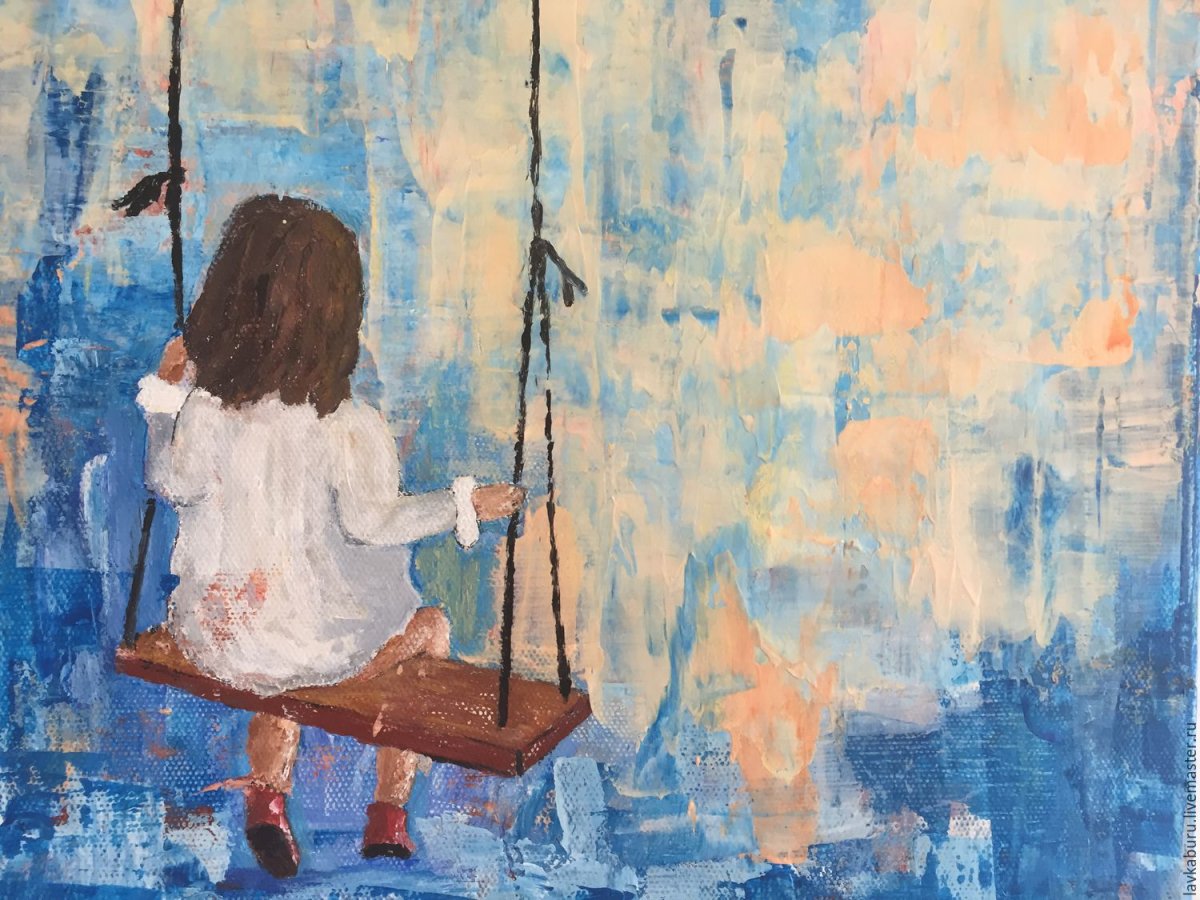 Ричард Адамс девушка на качелях