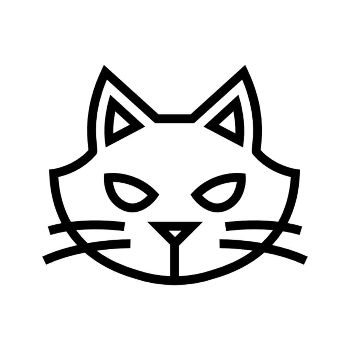 Тату черный кот эскизы