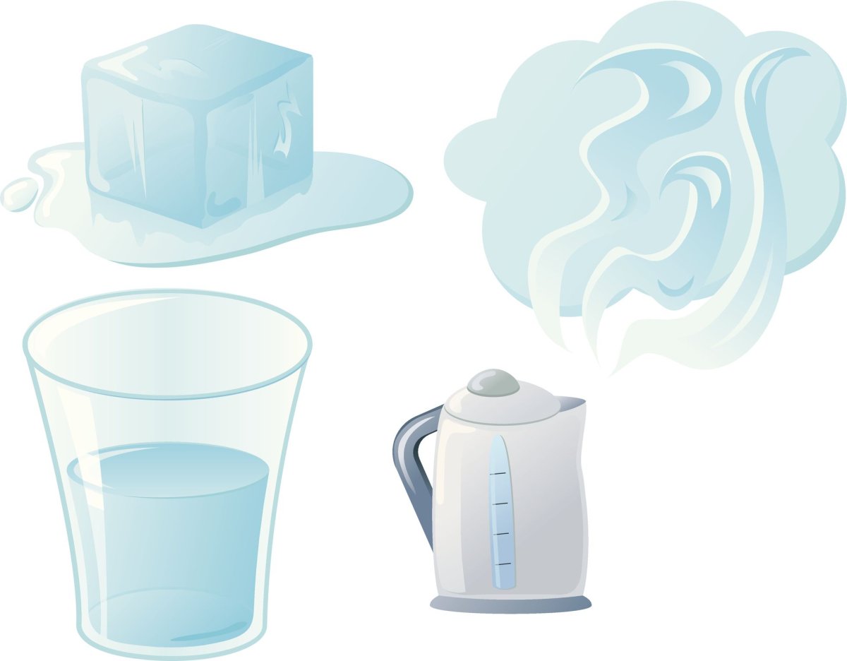 Водяной пар рисунок