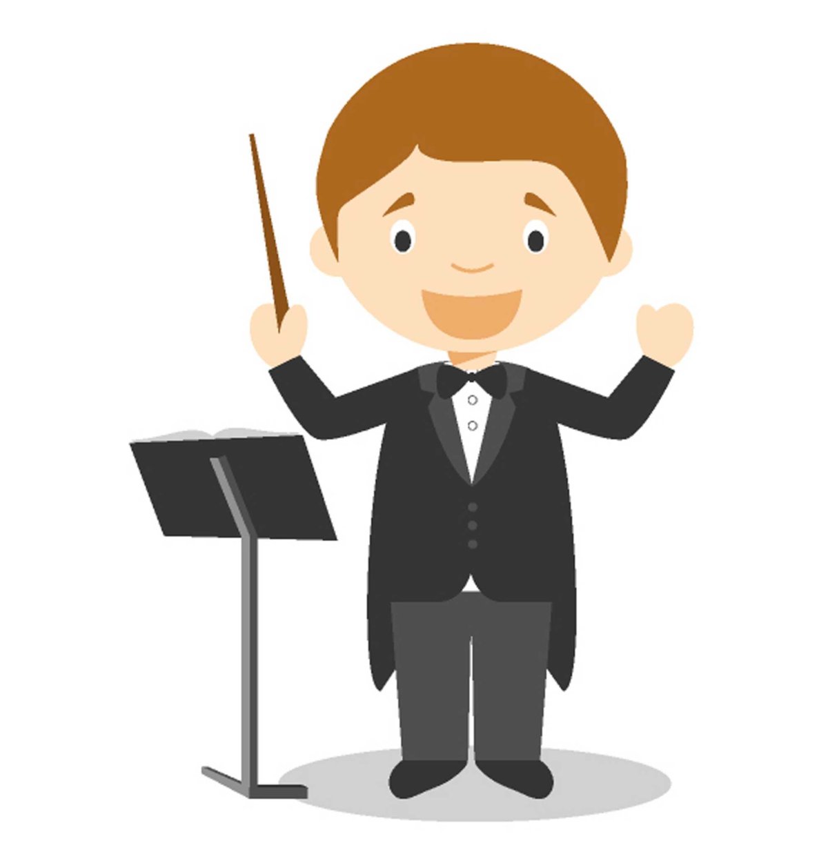 Дирижер силуэт