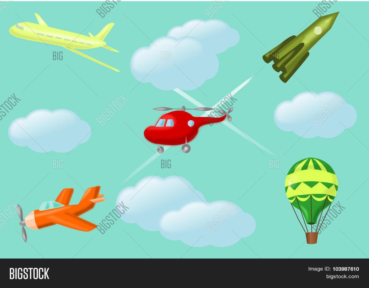 Воздушный транспорт вектор