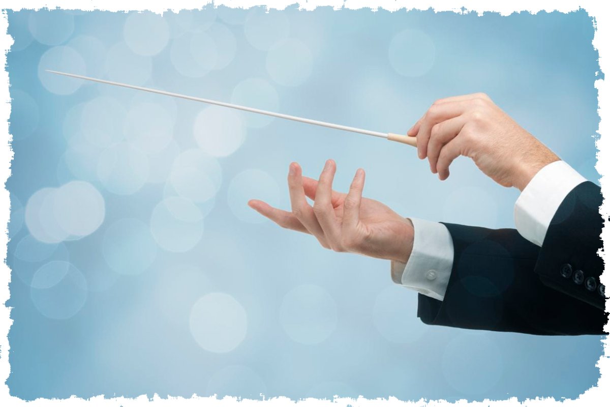 Дирижер силуэт