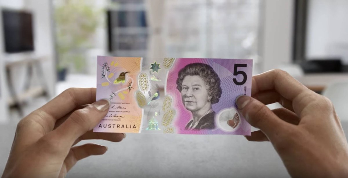 Австралийские деньги пластиковые