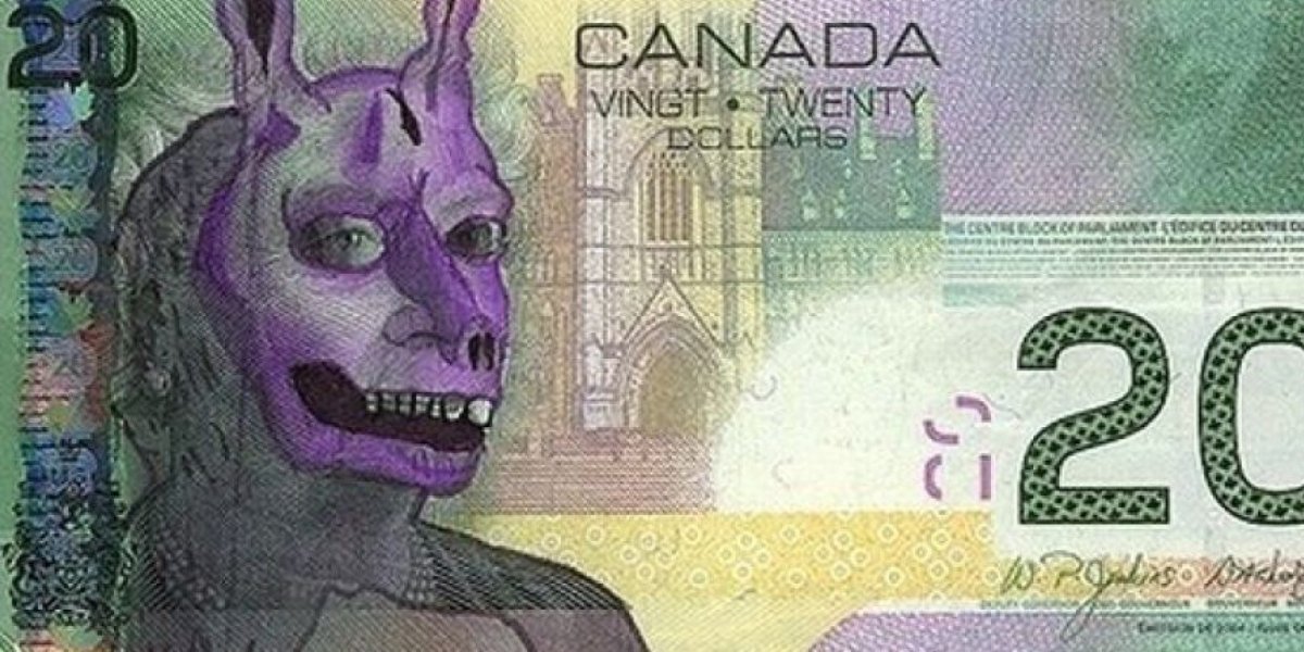 Изрисованные деньги