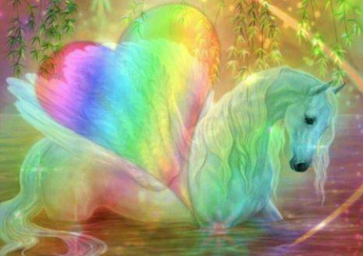 Цветные лошадки