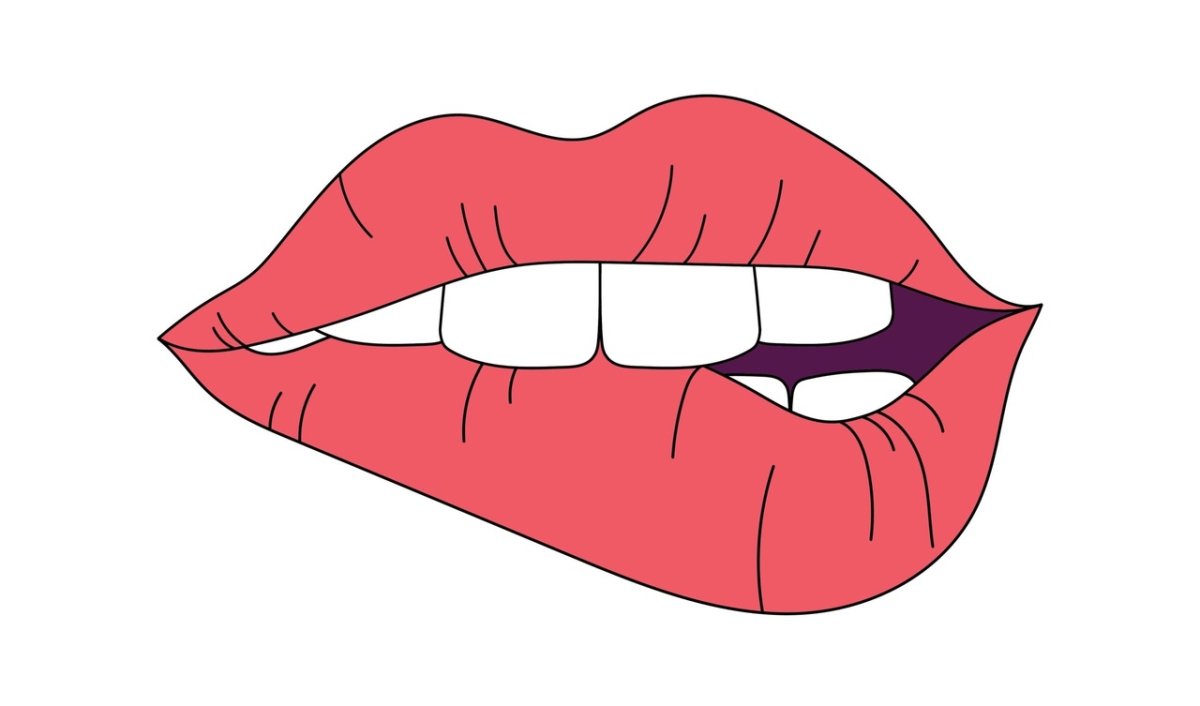 Нарисовать губы