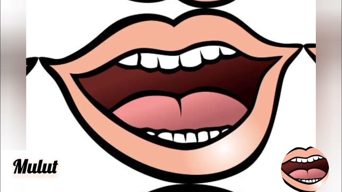 Рот мультяшный для детей