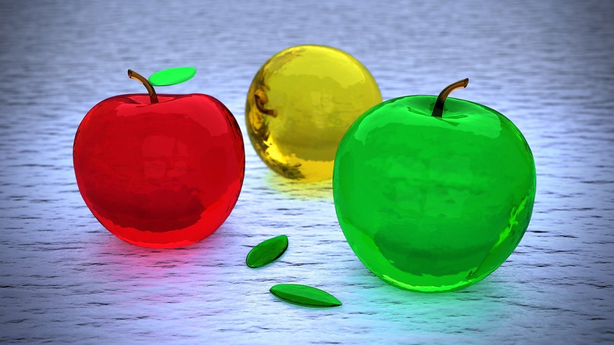 Стеклянные фрукты