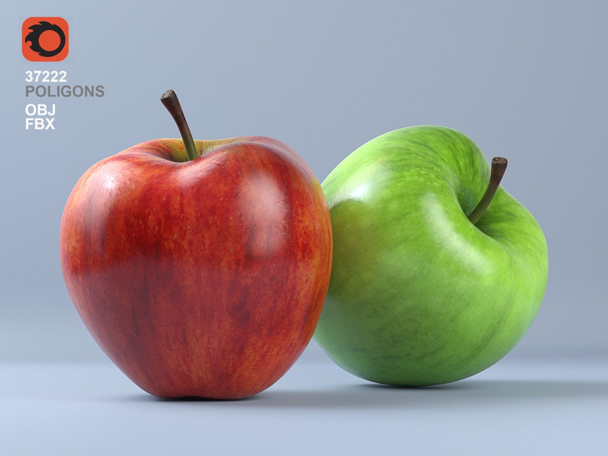 Муранское стекло яблоко