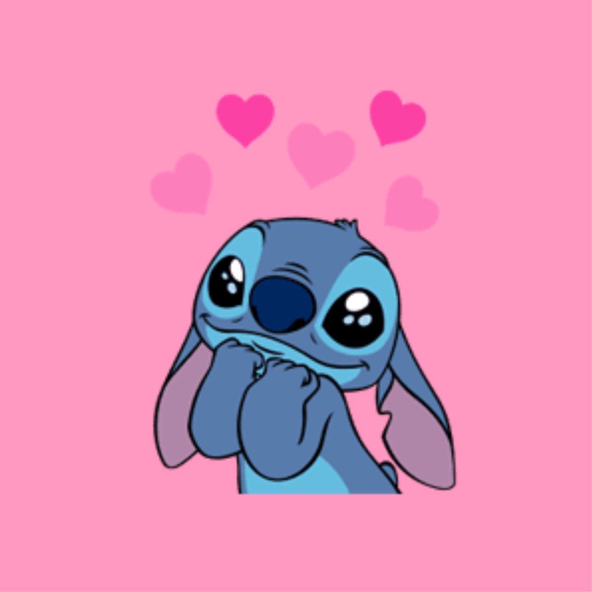 Стич с сердечками