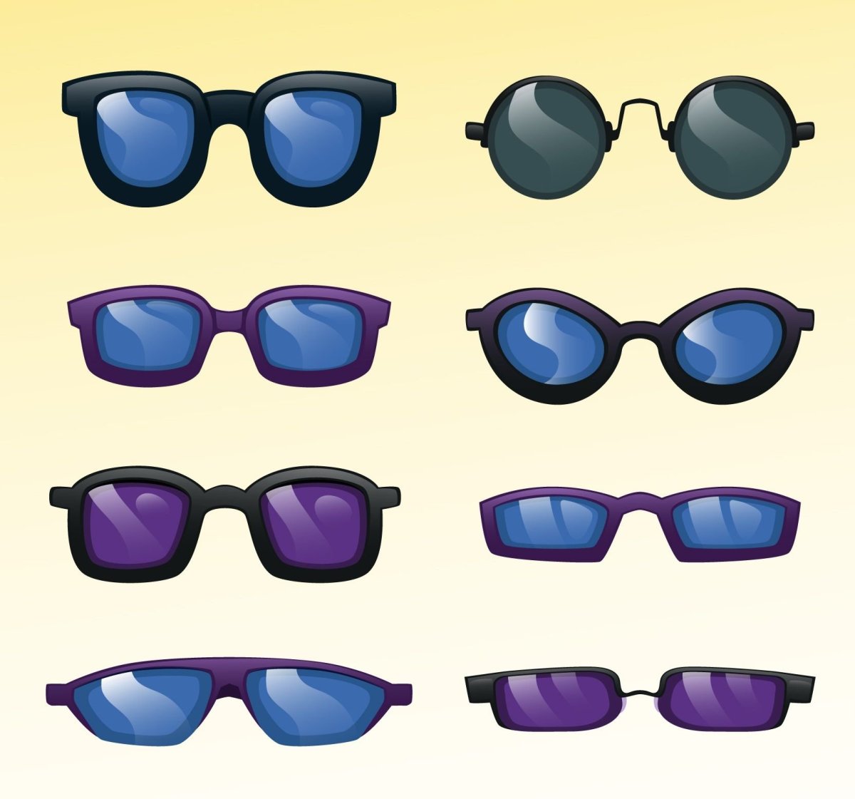 Рисование очков