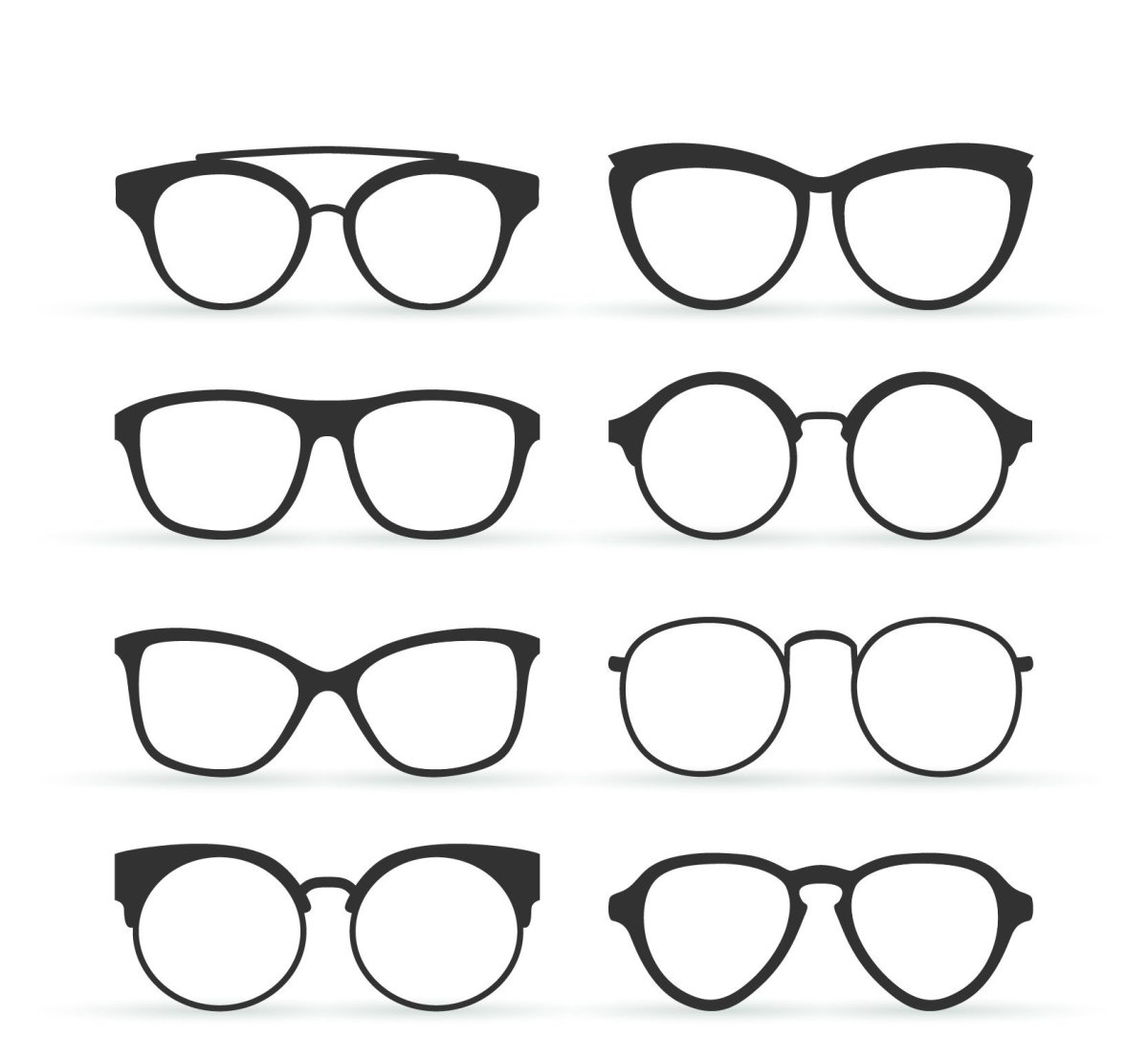 Очки рисунок